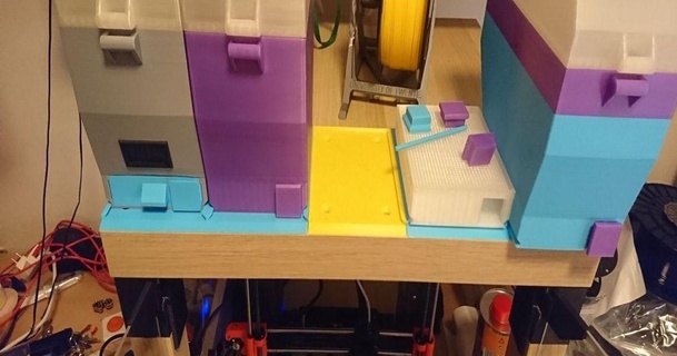 Ikea Mangel Gehege Trockenbox Reihe Filament Puffer erforderlich kiklhorn 3D Modelle Drucker Zubehör thingiverse 3d print model - Mito3D