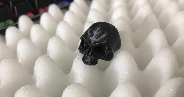 skull bead alex iskra  3D Models  Fashion  Other Fashion Accessories skull beads jewelry rock chain  3d print model - Mito3D