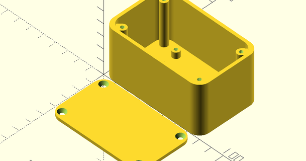univerz ln krabi ka pro pcb universale scatola openscad parametrizzabile dattcz 3D Modelli passatempo creatori elettronica 3d print model - Mito3D