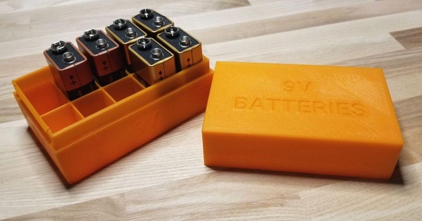 9v batteria scatola piney29887 3D Modelli passatempo creatori elettronica 3d print model - Mito3D