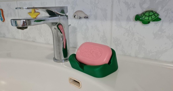 diamond soap dish wilko slo 3D Models Household Bathroom holder plate bathroom 3 3d print model - Mito3D