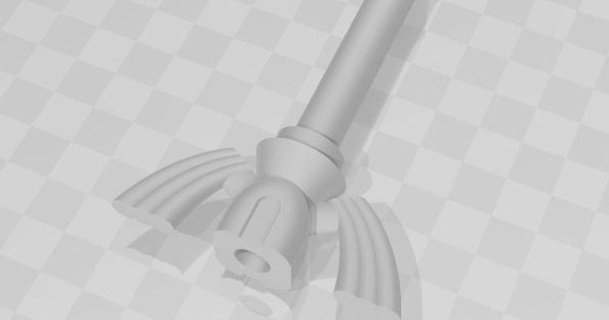 Meister Schwert Bleistift Topper rhynes 3D Modelle Spielzeuge Spiele Nintendo Schwerter Schalter 3d print model - Mito3D