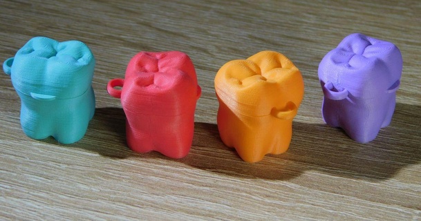 mini diş Kutu Thorin Oakenshield 3D modeller sağlık hizmeti ev tıbbi araçlar çocuklar doktoru 3d print model - Mito3D