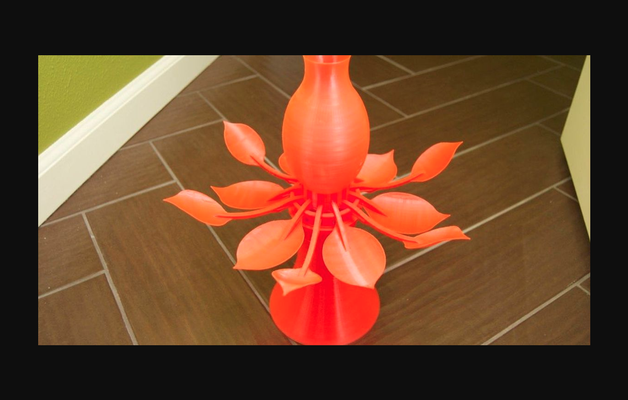 blossoming lamp - stand battery powered candle by thecase download free stl model printablescom 3d models household house equipment thingiverse 3d print model - Mito3D