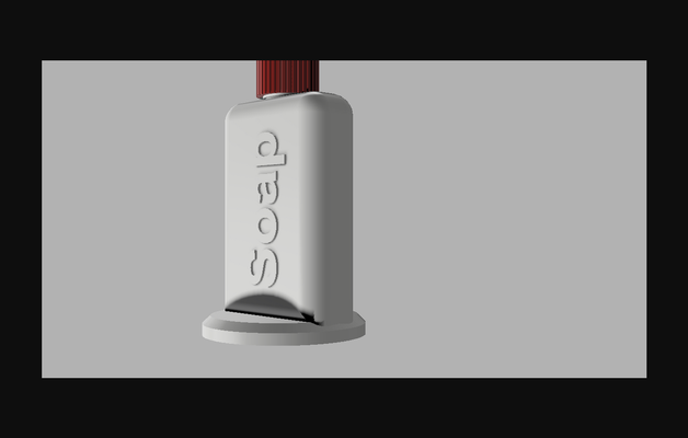 líquido jabón soporte gorra by tom anderson real neo descargar gratis stl modelo imprimibles com 3d modelos casa baño 3d print model - Mito3D