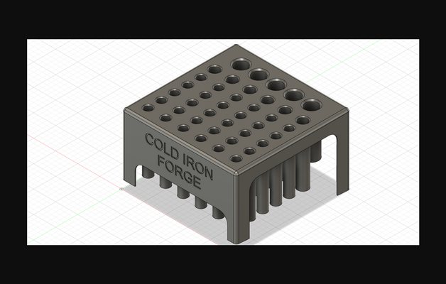 couro ferramenta carimbo suporte by frio ferro forja baixar livre stl modelo printables 3d modelos passatempo fabricantes ideias 3d print model - Mito3D