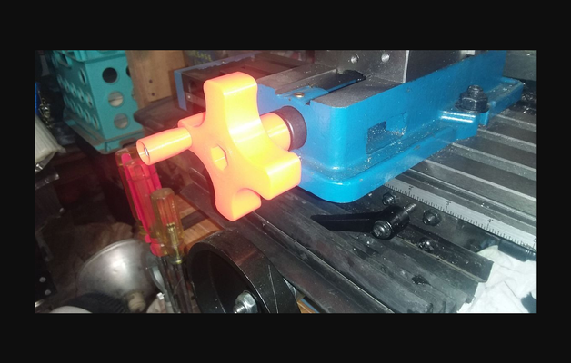 vise speed handle - 12mm size by kaje download free stl model printablescom 3d models hobby & makers tools 3d print model - Mito3D