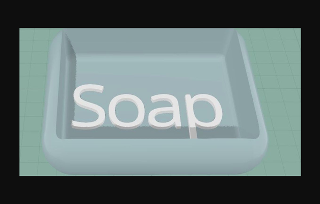 soap holder by roadshop download free stl model printablescom 3d models household bathroom 3d print model - Mito3D