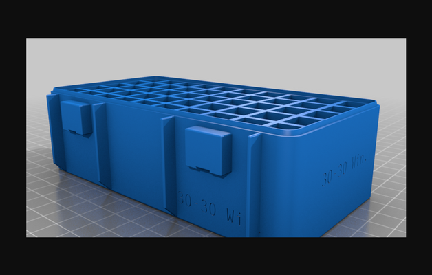30 winchester baş up çift mandal modüler cephane kutu by pirinç yüzük indir bedava stl model basılabilirler com 3d modeller hobi yapımcılar araçlar kartuş şeytani yeniden yükleme ammobox 3d print model - Mito3D