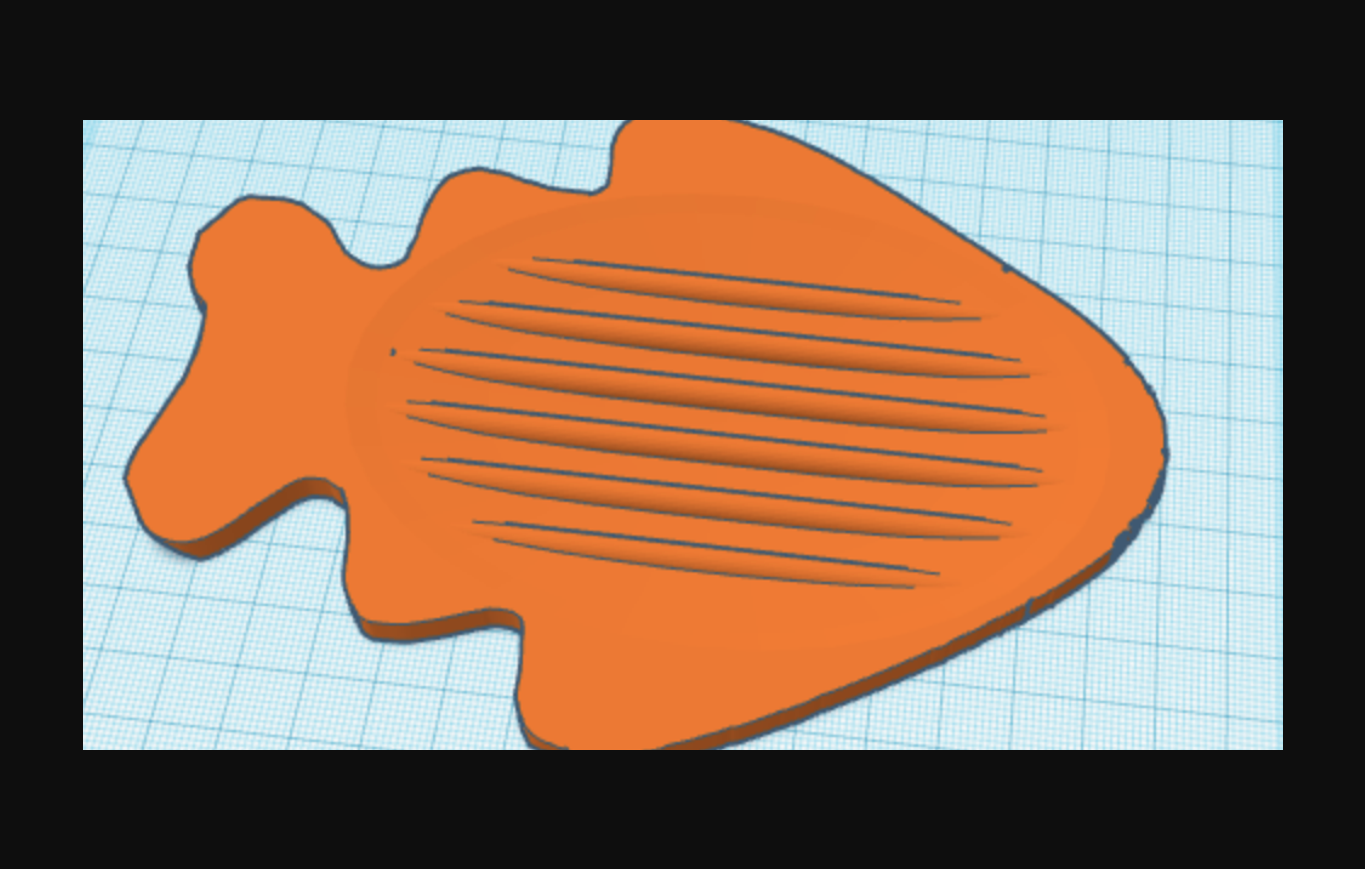 semplice pesce piatto sapone by tony scarica gratuito stl modello printables com 3d modelli domestico bagno porta detersivo per i piatti 3D print model - Mito3D