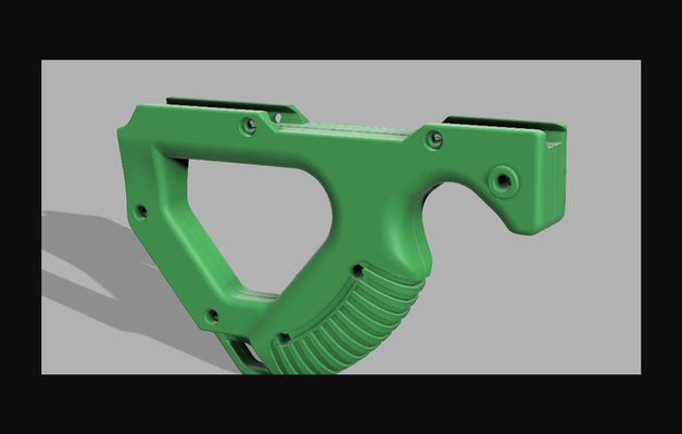 hera cqr grip step files by stwebster download free stl model printablescom 3d models sports & outdoor ar15 thingiverse paintball paintballgunhandle 3d print model - Mito3D
