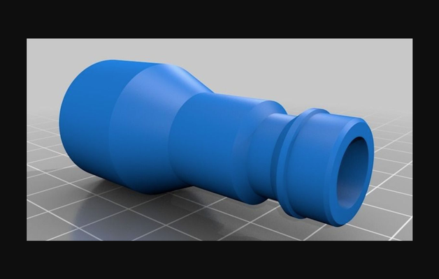 hose adapter 3 4 to quick connector by philw download free stl model printablescom 3d models household outdoor & garden thingiverse 3d print model - Mito3D