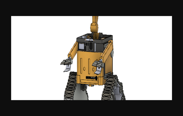 wall-e by vinos download free stl model printablescom 3d models toys & games outdoor toy robot robotics thingiverse walle 3d print model - Mito3D