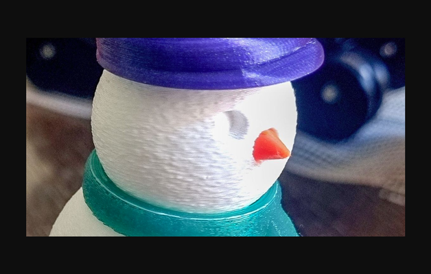 accessories articulated snowman fidget by nnhdesign download free stl model printablescom 3d models seasonal designs winter & christmas year's hat hats 3dprinty 3d print model - Mito3D