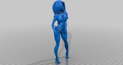 lt uhura al seg baixar livre stl modelo printablescom 3d modelos brinquedos jogos açao figuras estátuas estatueta scifi jornada Estrelas 3d print model - Mito3D