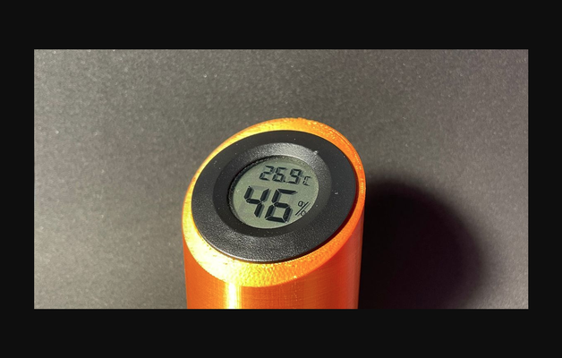 halter unterstützung billig thermometer by dumm download frei stl modell druckbares 3d modelle gadgets montieren hygrometer hygrometerhalterung thermometerhalter 3d print model - Mito3D