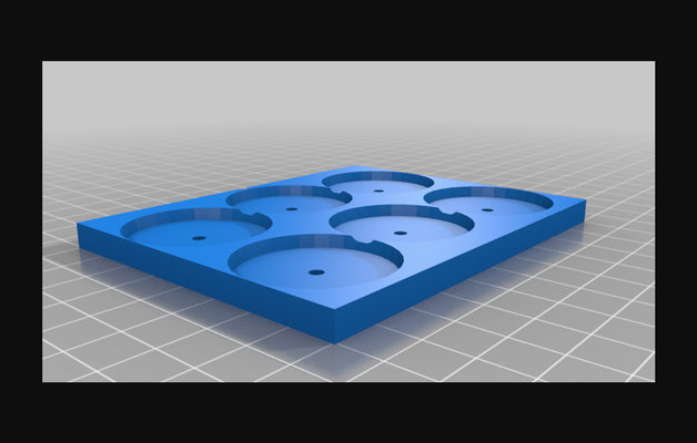 infantry movement trays 32mm circle bases kings of war by perram download free stl model printablescom 3d models toys & games outdoor gameofthrones warhammer thingiverse kingsofwar 3d print model - Mito3D