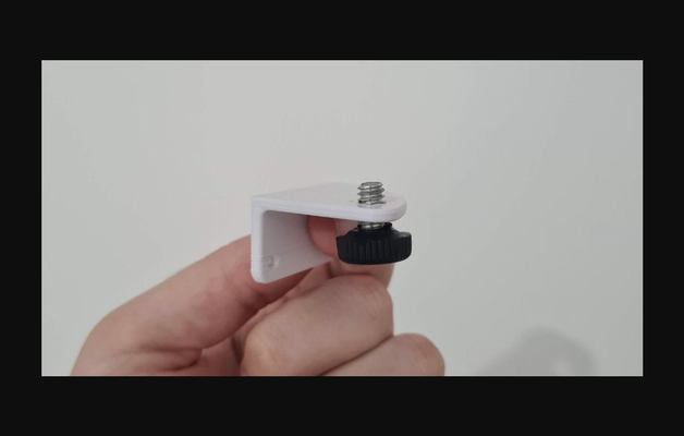 micro caméra étagère by télécharger libre stl modèle imprimables com 3d modèles imprimantes accessoires trépied webcam 3d print model - Mito3D