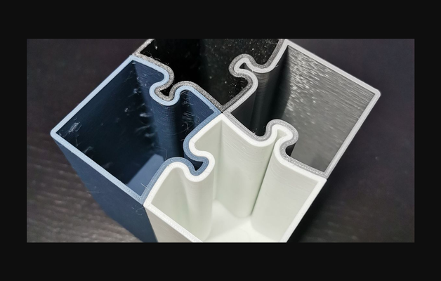 puzzle bleistift halter unterstützung by fila download frei stl modell druckbares 3d modelle hobby macher veranstalter stifthalter bleistifthalter deskorganizer bleistiftbecher 3d print model - Mito3D