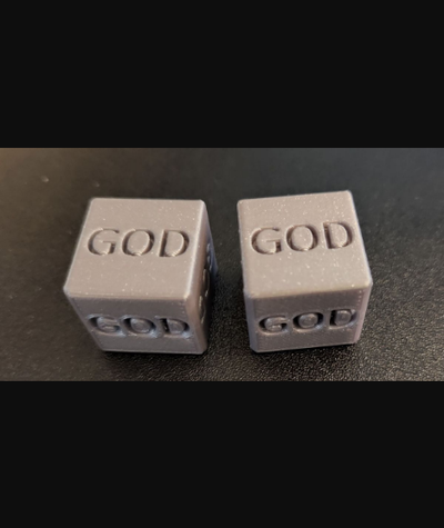 god dice by doctorg download free stl model printablescom 3d models toys & games 3d print model - Mito3D