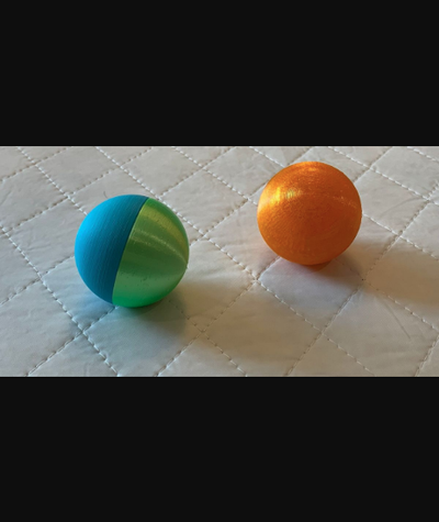 mármore corre bola esfera in partes 24mm 30mm 40mm 50mm by adão baixar livre stl modelo printables 3d modelos brinquedos jogos brinquedo duplo rosca 3d print model - Mito3D