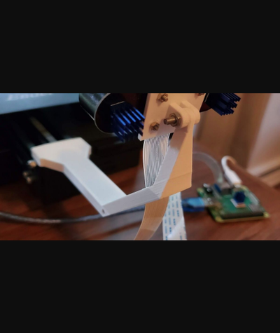 raspberry pi ir camera mount ender 3 pro by mlern download free stl model printablescom 3d models printers creality parts & upgrades raspberrypicamera octoprintcamera octoprintaccessories ircamera 3d print model - Mito3D
