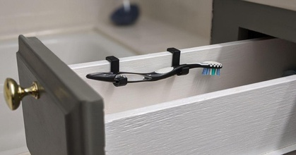 drawer toothbrush holder ryan download free stl model printablescom 3d models household bathroom toothbrushholder 3d print model - Mito3D