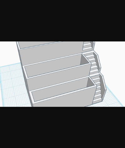 stepper sıra organizatör by cehennem ateşi gerçek indir bedava stl model basılabilirler com 3d modeller ev halkı ofis kalem dolma 3d print model - Mito3D