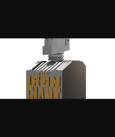 iron giant head stand by ema labs download free stl model printablescom 3d models toys & games action figures statues holder 3d print model - Mito3D