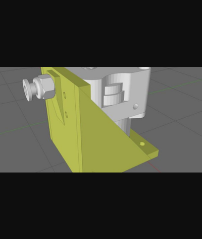 lgx lite bowden mount by wantitprintit download free stl model printablescom 3d models printers printer parts & upgrades 3d print model - Mito3D