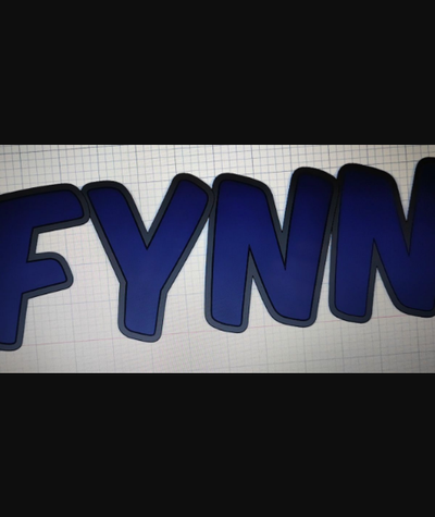 guidato chiamato lampe lettere fynn geh ca 21 cm by plecks scarica gratuito stl modello printables com 3d modelli arte design disegni 3d print model - Mito3D