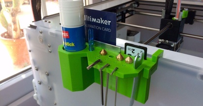 ultimaker 2+ attrezzo titolare supporto sinistra mano jinja Scarica gratuito stl modello printablescom 3d Modelli stampanti Accessori 3d print model - Mito3D