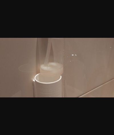 líquido jabón dispensador soporte by gallina descargar gratis stl modelo imprimibles com 3d modelos casa baño 3d print model - Mito3D