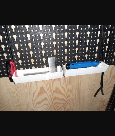 caja porta objetos panel werkzeuge lidl parkside by miguelitocaf download frei stl modell druckbares 3d modelle hobby macher veranstalter parkseitenhalter 3d print model - Mito3D
