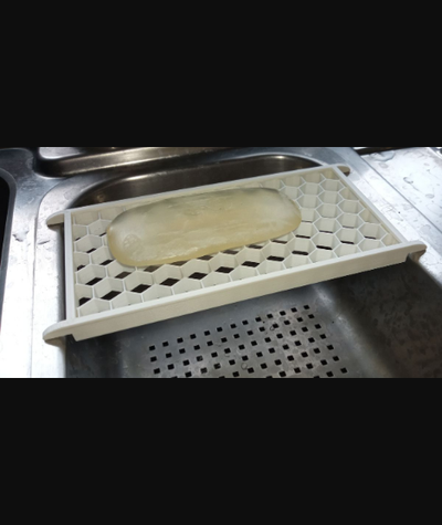 in sink sapone piatto personalizzabile modello affettatrice by m h scarica gratuito stl printables com 3d modelli domestico cucina aperto appendiabiti igiene lavello drenante 3d print model - Mito3D