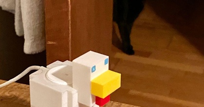 Minecraft Pomme regarder stands jerzone Télécharger libre stl modèle imprimablescom 3d modèles Ménage maison équipement 3d print model - Mito3D