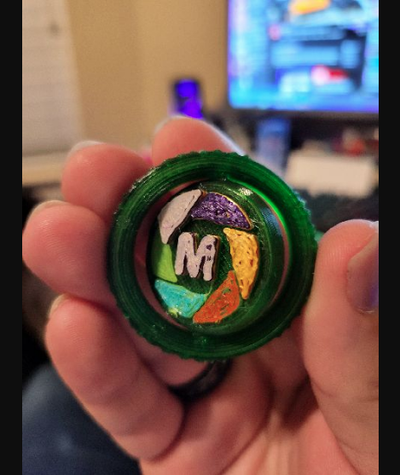 multi swap maker deck coin by themidnightsmith download free stl model printablescom 3d models printers test fidget makerdeck 3d print model - Mito3D