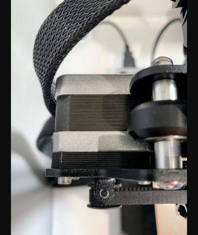 spacer creality 42-34 steper motor by artur download free stl model printablescom 3d models printers parts & upgrades ender3s1 3d print model - Mito3D