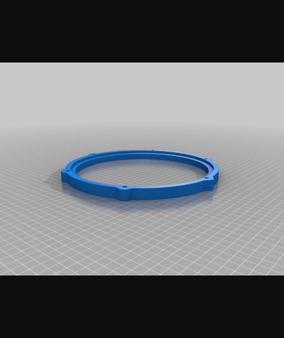 8 inch edrum hoop by cfresh download free stl model printablescom 3d models hobby & makers music thingiverse 3d print model - Mito3D