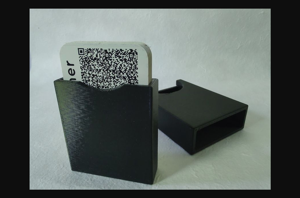 negócio cartão caixa by constissfx baixar livre stl modelo printables 3d modelos casa escritório portador visita bussines visitenkartenhalter 3d print model - Mito3D