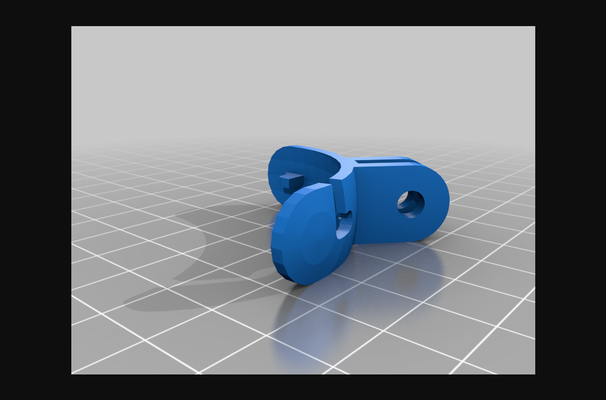 logitech 500 radial grip mount gopro by jarnis download free stl model printablescom 3d models printers accessories gopromount thingiverse 3d print model - Mito3D