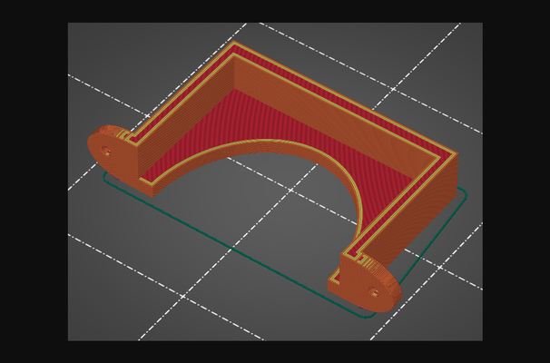 montaggio parentesi energia strisce by m h scarica gratuito stl modello printables com 3d modelli domestico casa attrezzature titolare supporto cavo montare staffa gestione dei cavi 3d print model - Mito3D