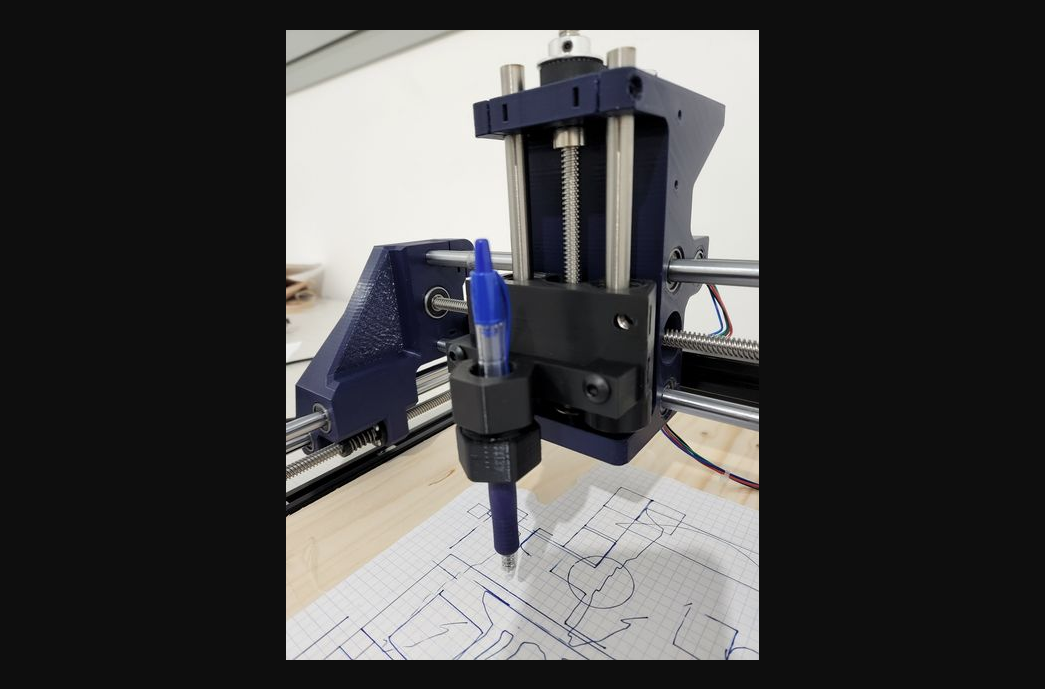 pinza bloccaggio fai cnc dremel remixare by daino scarica gratuito stl modello printables com 3d modelli passatempo creatori utensili titolare supporto penna 3D print model - Mito3D