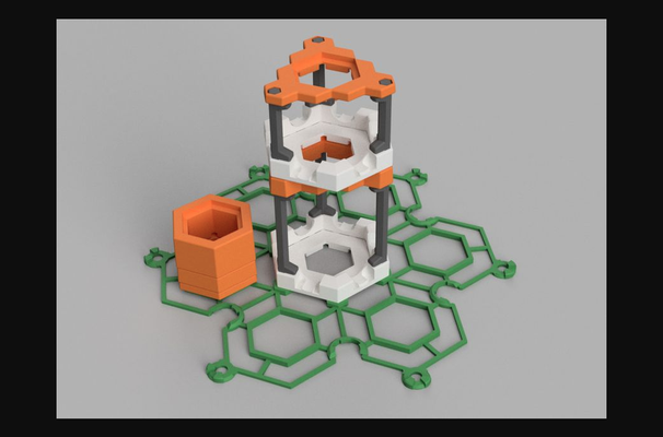mármol pista elevación sistema gravitrax compatible by jdo soluciones descargar gratis stl modelo imprimibles com 3d modelos juguetes juegos espaciador thingiverse marmol espaciadores 3d print model - Mito3D