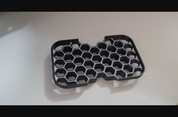 honeycomb soap dish by mocodroid download free stl model printablescom 3d models household bathroom holder hex 3d print model - Mito3D