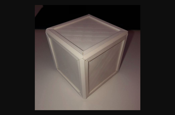 qr código cubo by lorenz h baixar livre stl modelo printables 3d modelos arte projeto designs 3d print model - Mito3D