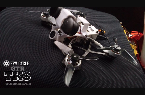 tks gtr 2s-4s by download free stl model printablescom 3d models hobby & makers rc robotics frame quadcopter drone diy apex 3d print model - Mito3D