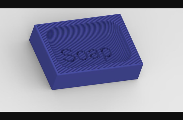 soapdish by aoiki download free stl model printablescom 3d models household bathroom soap 3d print model - Mito3D