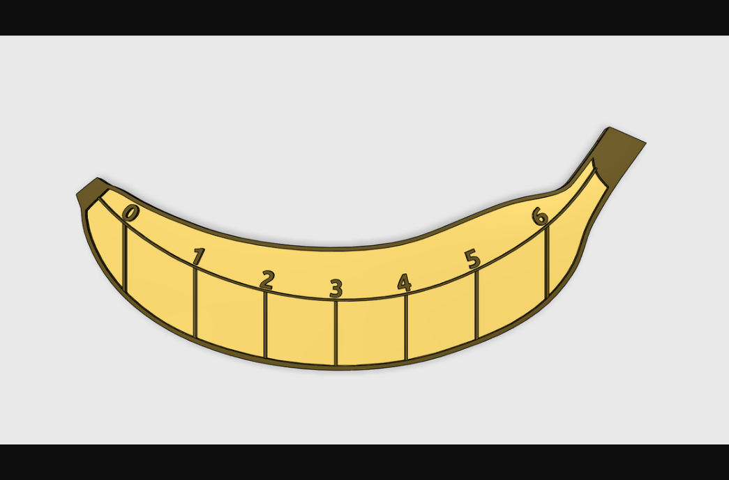 kaiserliche standard banane by kundgebung download frei stl modell druckbares 3d modelle hobby macher werkzeuge 3D print model - Mito3D