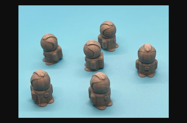astronaut boardgame token by fuchsr download free stl model printablescom 3d models toys & games 3d print model - Mito3D